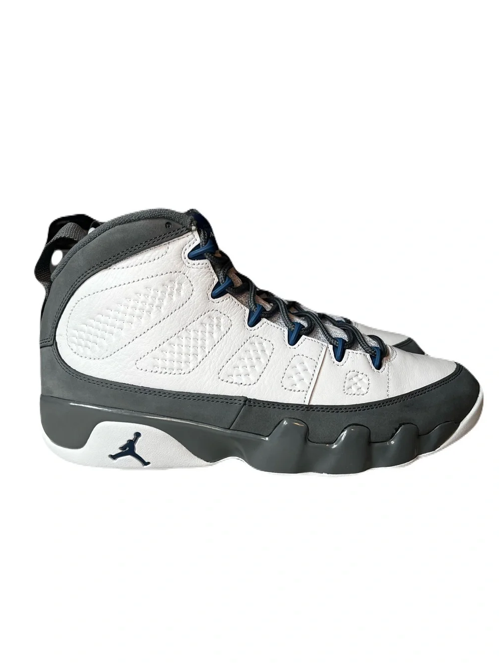 Air Jordan 9 Retro White/French Blue/Flint Gray
